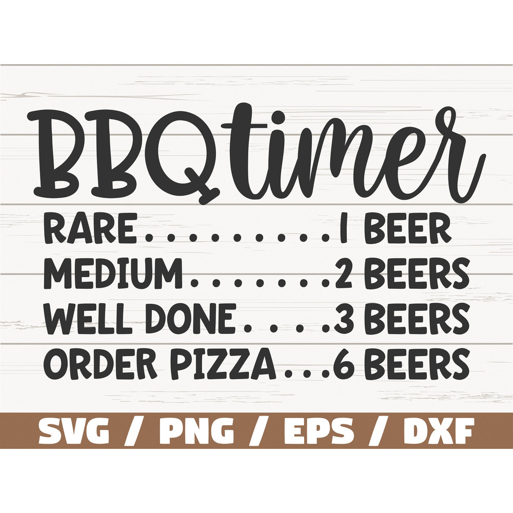 BBQ Timer SVG Cut File Cricut Commercial use Instant Download Silhouette Barbecue SVG Barbecue Apron.jpg