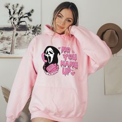 no you hang up hoodie,halloween sweatshirt,halloween gift,ghostface valentine hoodie,funny valentine shirt,funny ghostfa