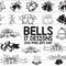 Bells SVG Bell SVG Bells Christmas Wedding Bell SVG Easter Svg Clipart Decal Stencil Vinyl Cut file Silhouette.jpg