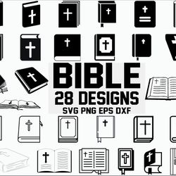 bible svg, bible book svg, holy bible svg, christian svg