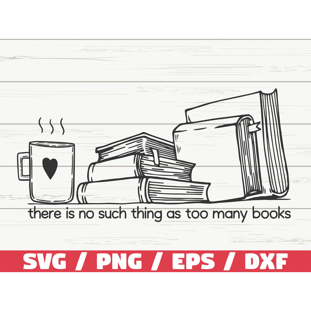 Book Lover SVG Cut File Cricut Clip art Commercial use Reading SVG Book Quote Library SVG Read.jpg