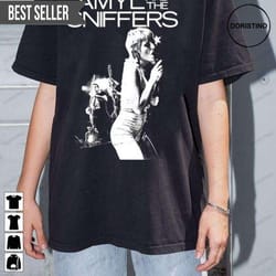 amyl and the sniffers rock band music doristino limited edition t-shirts