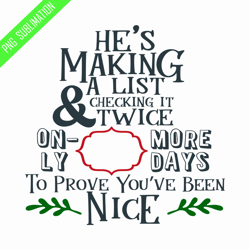 He making a list png