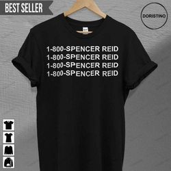 1-800 spencer reid criminal minds vintage doristino limited edition t-shirts