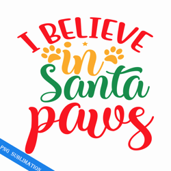 i believe in santa png