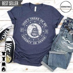 2nd amendment dont tread on me 1776 doristino limited edition t-shirts