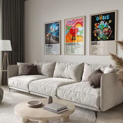 bad bunny set of 3 posters, bad bunny poster, un verano sin ti, el ultimo tour del mundo, oasis, album cover, music prin