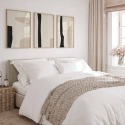 bedroom wall art, black beige wall art, 3 piece art prints, abstract poster set, living room art, set of 3 prints, conte