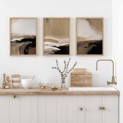 beige abstract art printable wall art print set of 3 abstract apartment wall art housewarming gift for new home decor ar