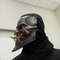 plastic biomechanical mask cyber samurai