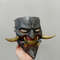 plastic biomechanical mask cyber samurai