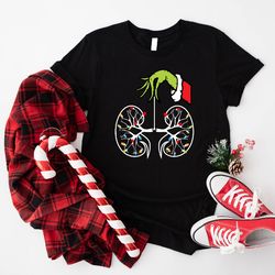 christmas nurse t-shirt, dialysis nurse shirt, medical christmas outfit, kidney registered nurse holiday cute gift iu-18