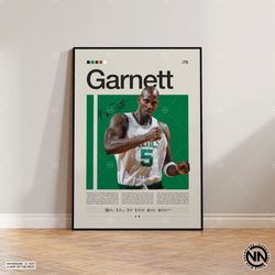 kevin garnett poster, boston celtics poster, nba poster, sports poster, basketball poster, nba fans, basketball gift, sp