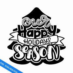 our happy holidays season png