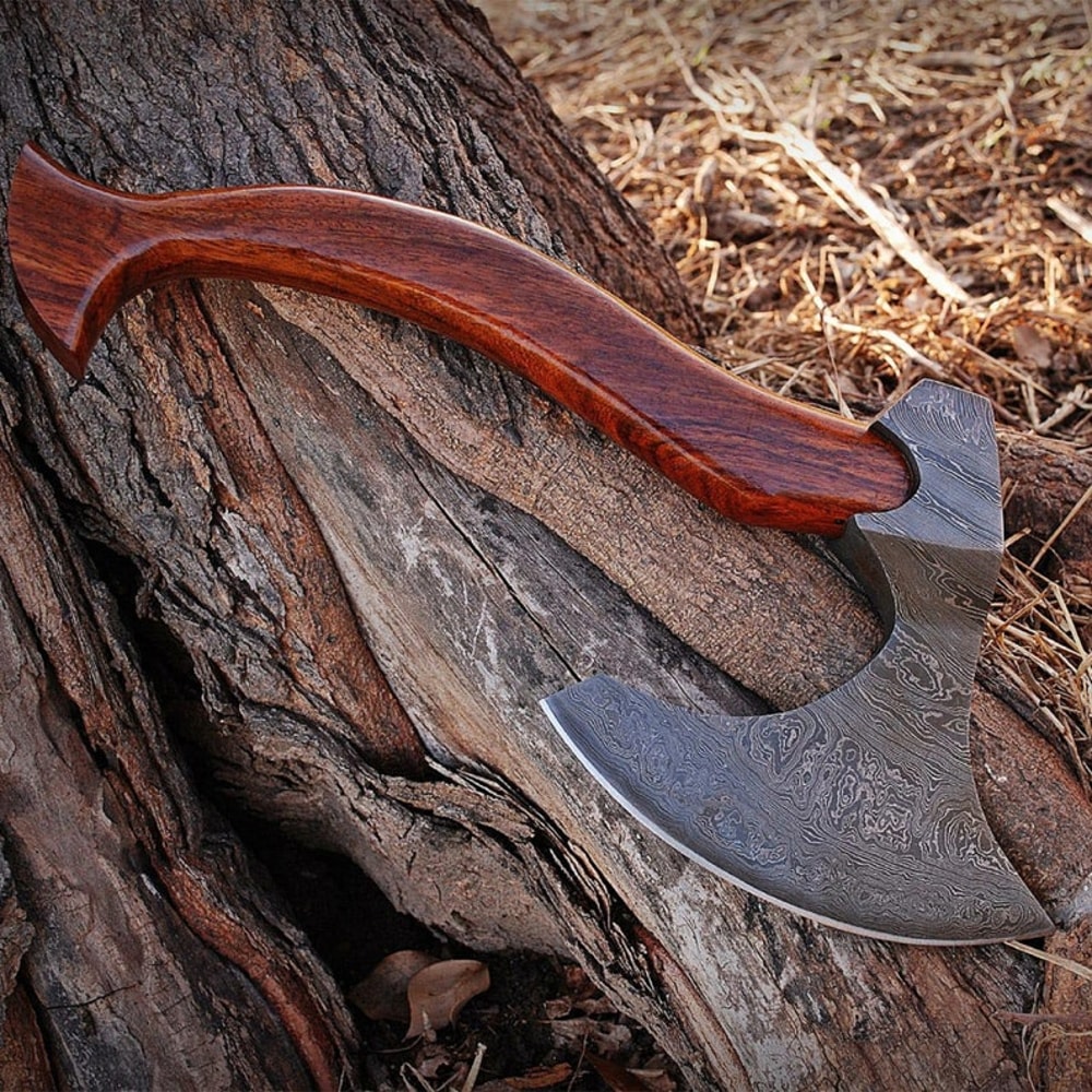 Damascus Steel Tomahawk Hatchet Axe