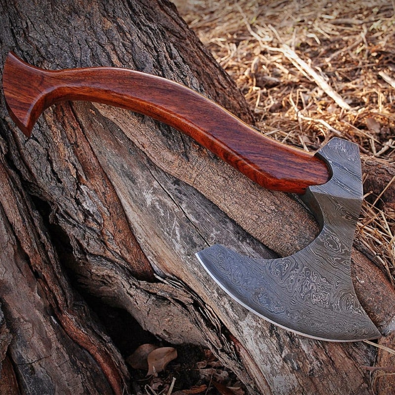 Damascus Steel Tomahawk Hatchet Axe