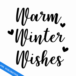 warm winter wishes png