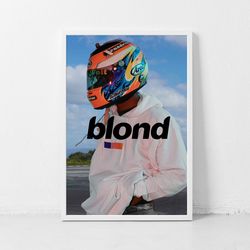 frank ocean blonde poster classic retro rock vintage wall art print decor canvas poster