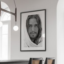 jesus christ poster, jesus christ print, jesus painting, jesus christ portrait, jesus picture, christian art, christian