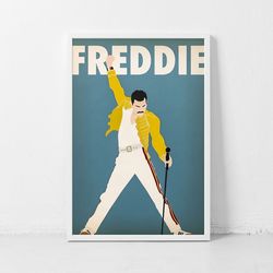 queen music gig concert poster classic retro rock vintage wall art print decor canvas poster-4