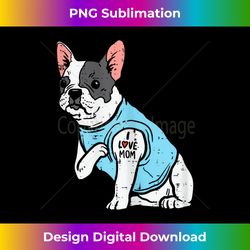 French Bulldog Love Mom Tattoo Frenchie Dog Owner Women Gift - Futuristic PNG Sublimation File - Crafted for Sublimation Excellence