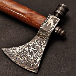 / sk axe with rose wood handle.