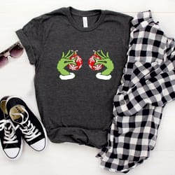 christmas shirt, funny christmas shirt, christmas hand boobs shirt, christmas women's shirt, christmas gift shirt, chris