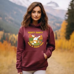 cute fall hoodie, humpty dumpty had a great fall hoodie, autumn hoodie, happy thanksgiving, humpty dumpty hoodie, thanks