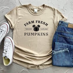 farm fresh hand picked locally grown pumpkins shirt for disney halloween shirt for halloween family shirt funny hallowee