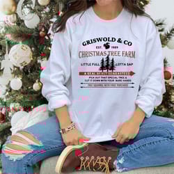 griswold co tree farm since 1989 sweatshirt, christmas family sweatshirt, christmas women shirt, christmas shirt, christ