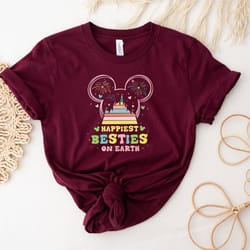 happiest besties on the earth shirt, besties shirt, disney vacation shirt, besties disney shirt, disney castle shirt, fu