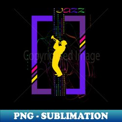 JAZZ MUSIC Festival Sax Lover Musician Saxophone player t-shirt futuristic design Contemporary Art Sunset Color Futuristic Shirt design Birthday party gifts - Stylish Sublimation Digital Download - Spice Up Your Sublimation Projects