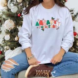 merry christmas sweatshirt, funny christmas sweatshirt, christmas family sweatshirt, christmas women sweatshirt, merry v