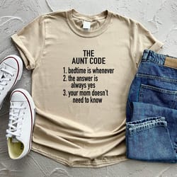 the aunt code shirt, i love my aunt shirt, aunt shirt, gift for aunt, aunt gift, aunt love shirt, love aunt shirt, aunt