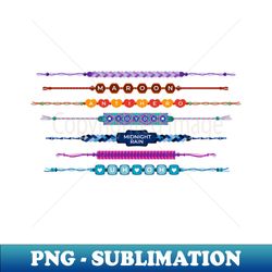 Midnight Friendship Bracelets - Premium PNG Sublimation File - Boost Your Success with this Inspirational PNG Download
