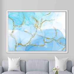 black and copper marble, copper art canvas, marble wall decor, black marble art, abstract marble wall decor, black canva