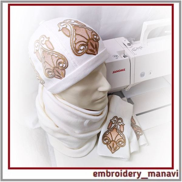 In_the_hoop_machine_embroidery_designs_set_of_hat_&_ fingerless_gloves_with_pattern