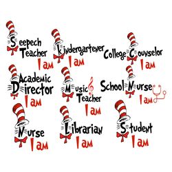 dr seuss svg bundle, dr seuss svg, cat in the hat svg, read across america, dr seuss quotes