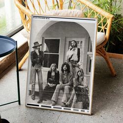 fleetwood mac poster, fleetwood mac fan gift, rock band poster, fleetwood mac poster print, 60s 70s vintage music poster