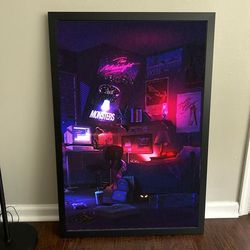 monsters single music poster, the midnight music band poster, 2020 music poster, monsters by the midnight poster print,t