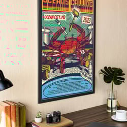 oceans calling ocean city, md september 29 2023 poster, oceans calling poster, 2023 music tour, music poster, oceans cal