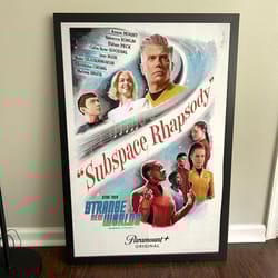 subspace rhapsody poster, star trek strange new worlds season 2 poster, album music poster, music fan gift poster