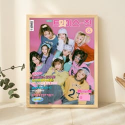 twice poster, once 4th generation poster, kpop poster, girl group poster, twice fan gift, music poster