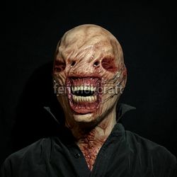 Silicone mask of the Chatterer/From the movie "Hellraiser"