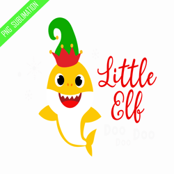 little elb doo doo doo baby shark svg