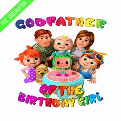 god father of the birthday girl png