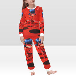 ladybug kid's pajamas set