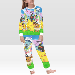pokemon kid's pajamas set