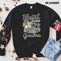 new blessed to be called mom grandma t-shirt , trending shirt - olashirt