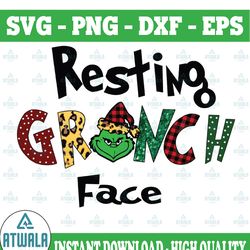 resting grinch face png, sublimation, grinch decal, grinch tumblers, png graphics, waterslide images, tumbler graphics,
